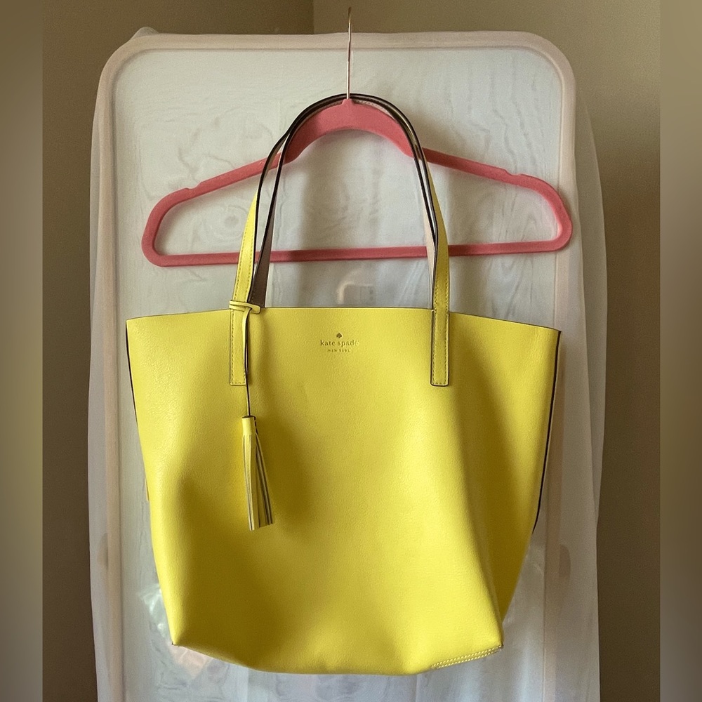 Kate Spade ♠️ Yellow Tote Purse